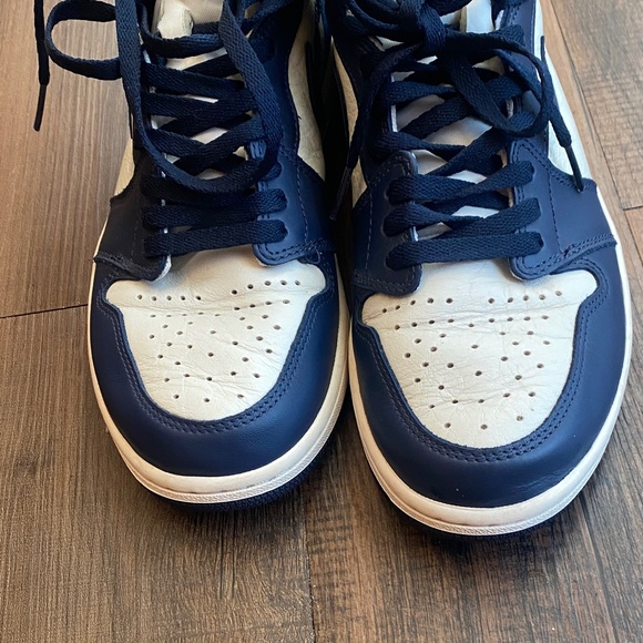 2019 Air Jordan Retro High  OG obsidian  Tops in Blue and Black - Picture 9 of 16